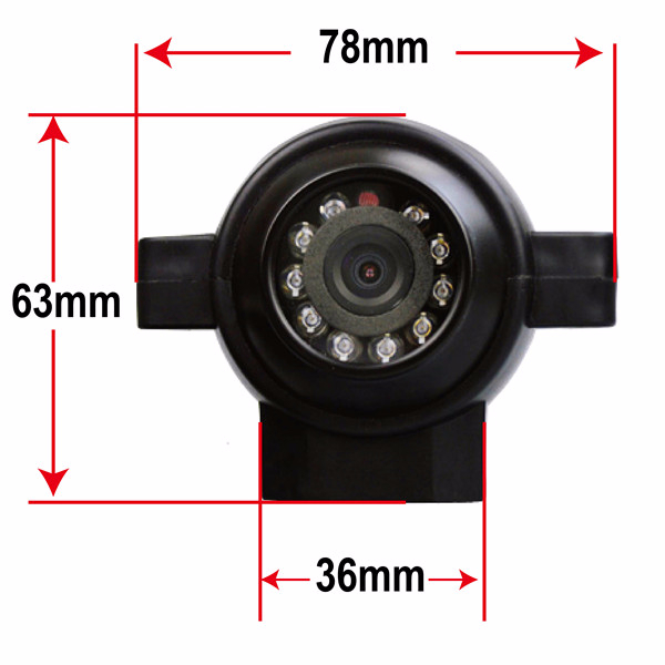 Sony CCD Front Rear Side Rear View Camera