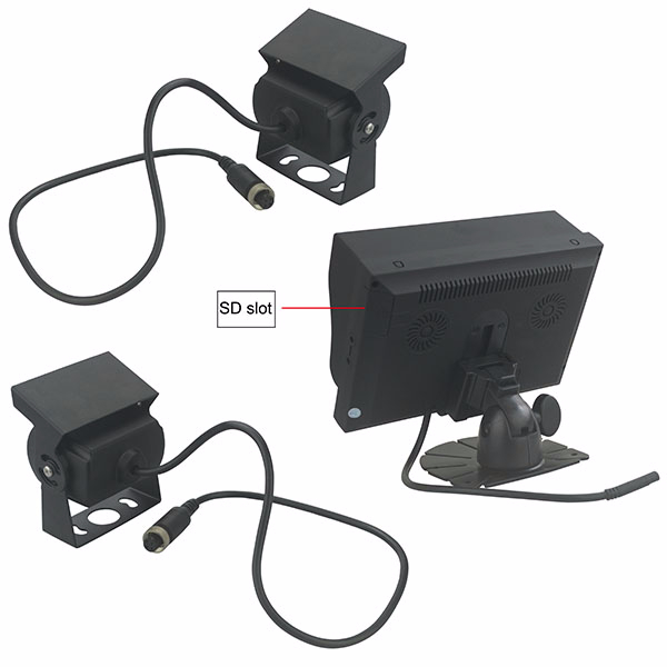 7inch AHD 2 Split Reversing Camera System