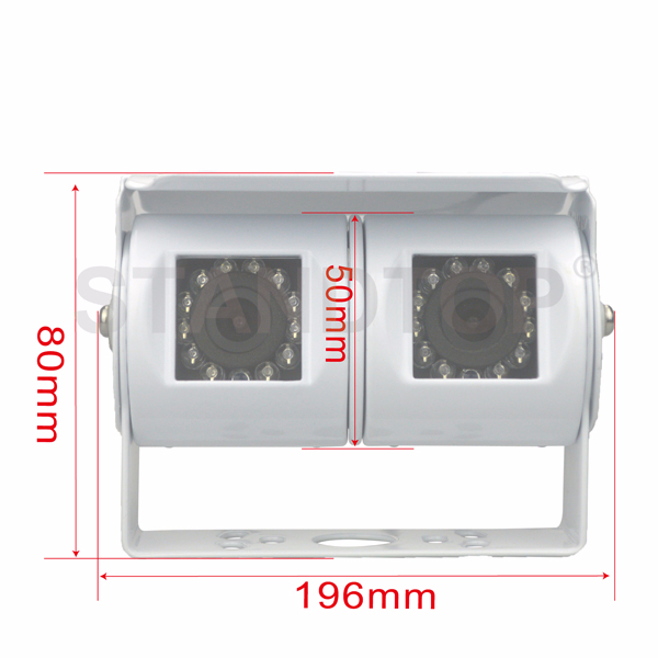 720P AHD Vehicle Dual Lens Camera
