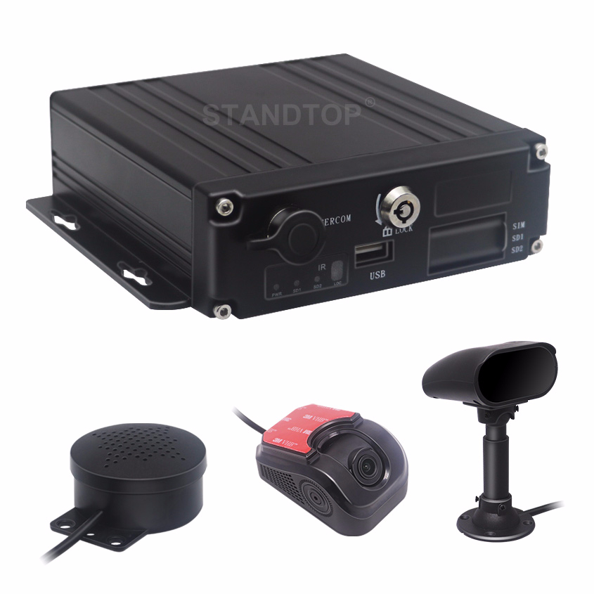 4 Channel  AI Mobile DVR with ADAS DSM  Functions