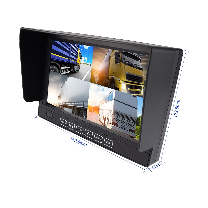 7Inch 1080P Quad Waterproof Monitor