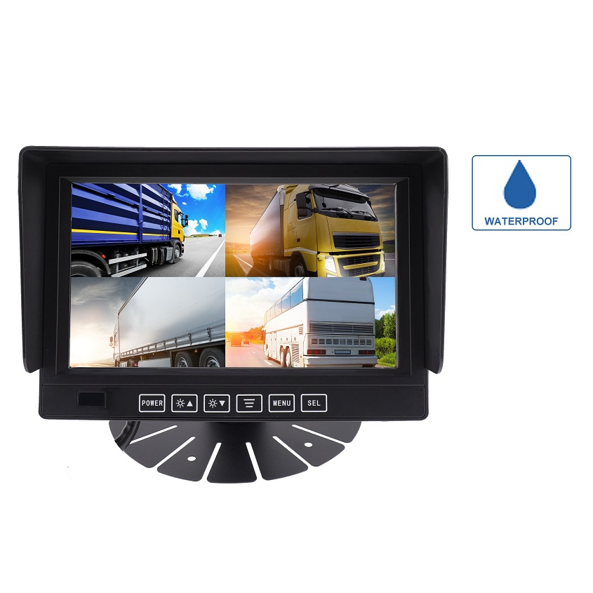 7Inch 1080P Quad Waterproof Monitor