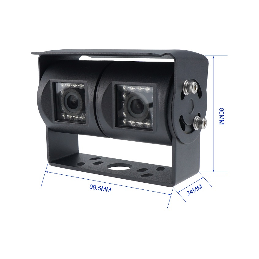 HD 1080P  Dual Lens Rear View Camera