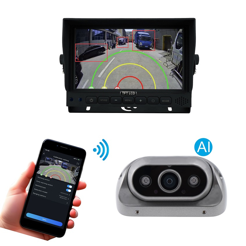 Pedestrian and Vehicle detection AI camera