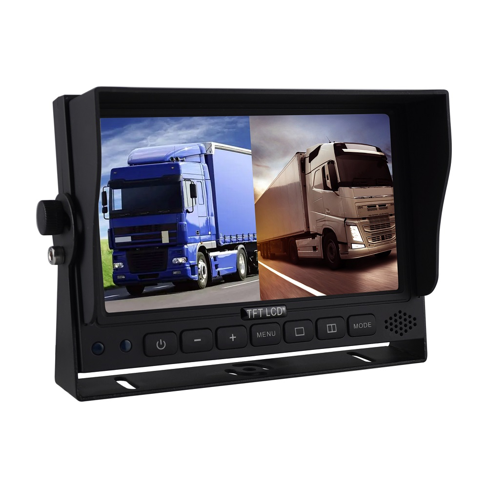 7 inch HD 1080P 2 Split Rearview monitor 