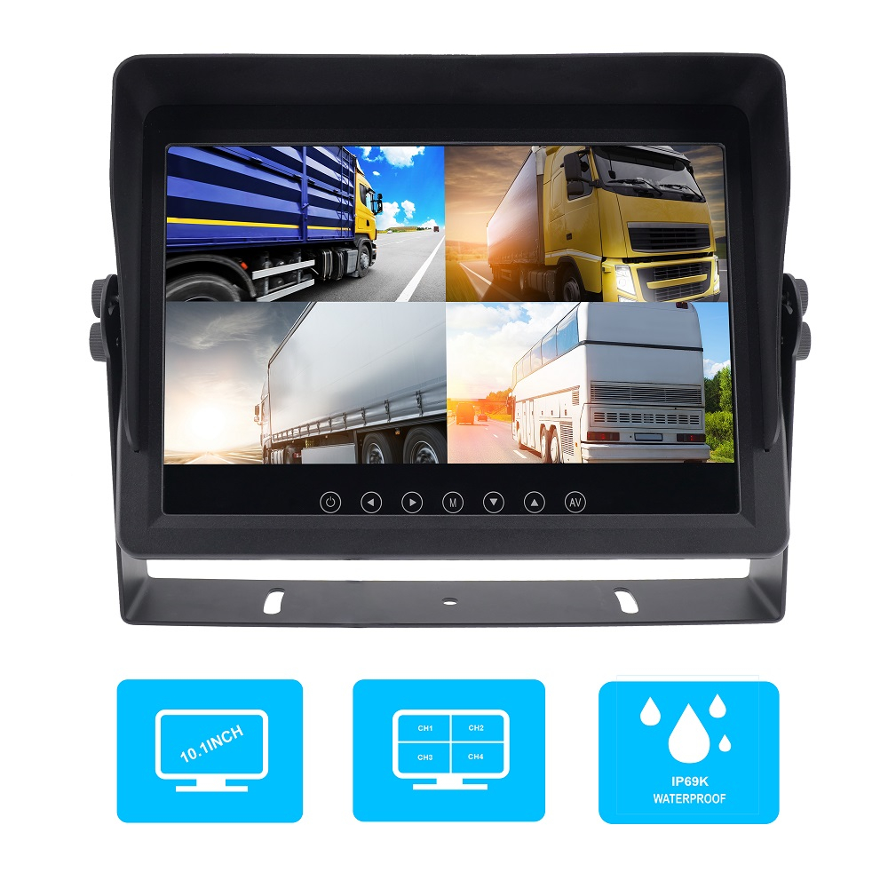 10.1inch 1080P Waterproof Quad Monitor