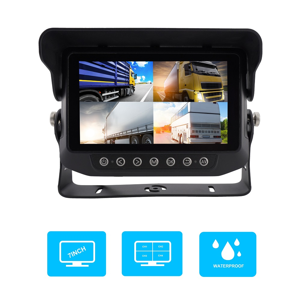 7Inch HD 1080P Quad Waterproof Monitor
