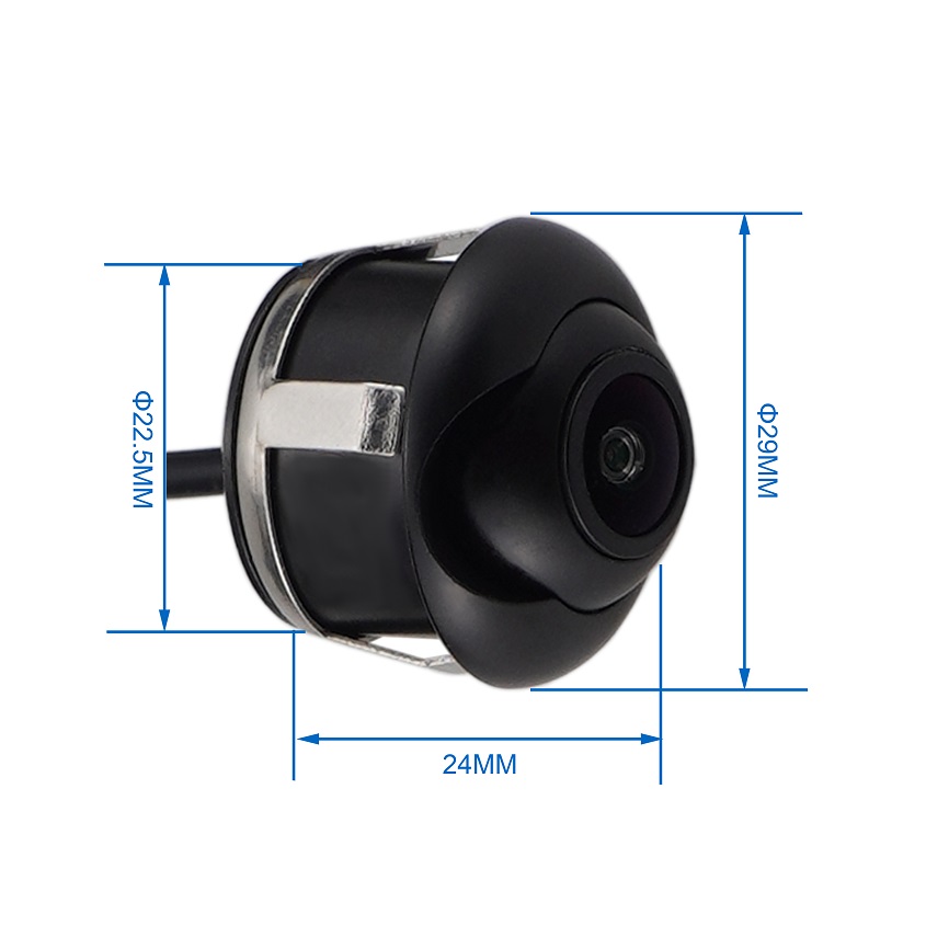 360 Degree Rotatable Car Cam for Front/Side/Rear View 