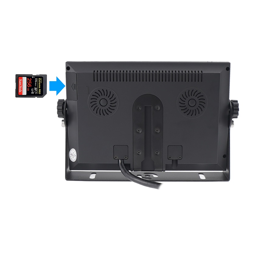  7-inch 1080P Rearview Monitor 6 Channel DVR