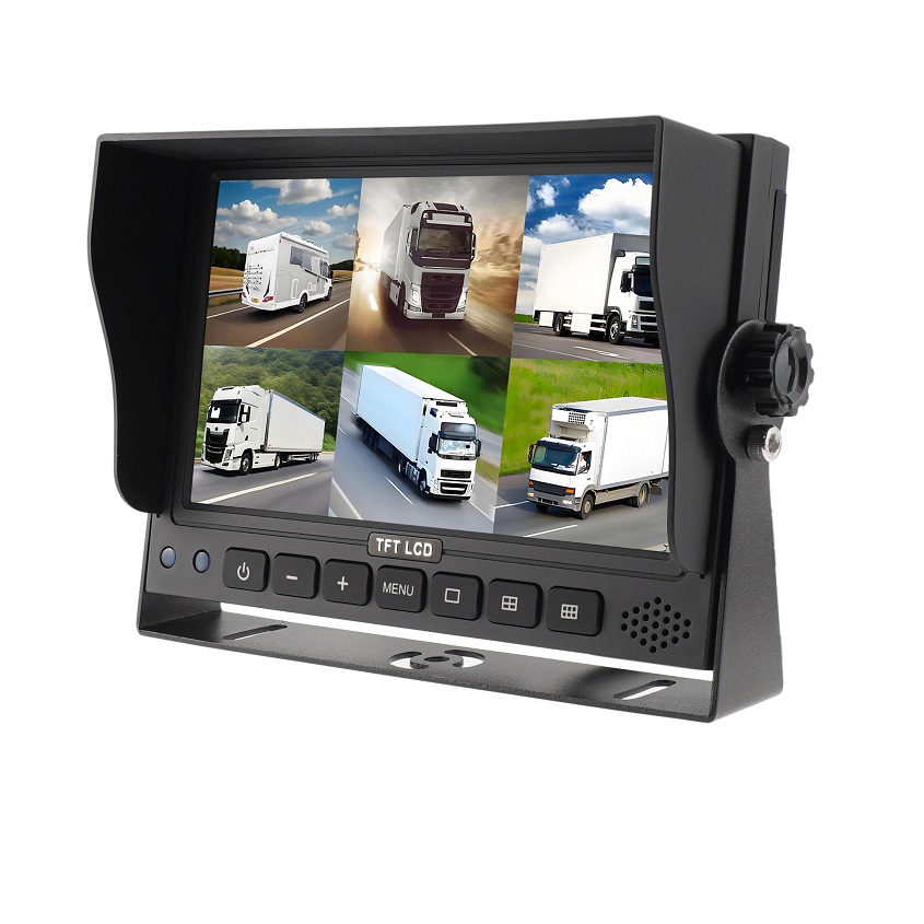  7-inch 1080P Rearview Monitor 6 Channel DVR