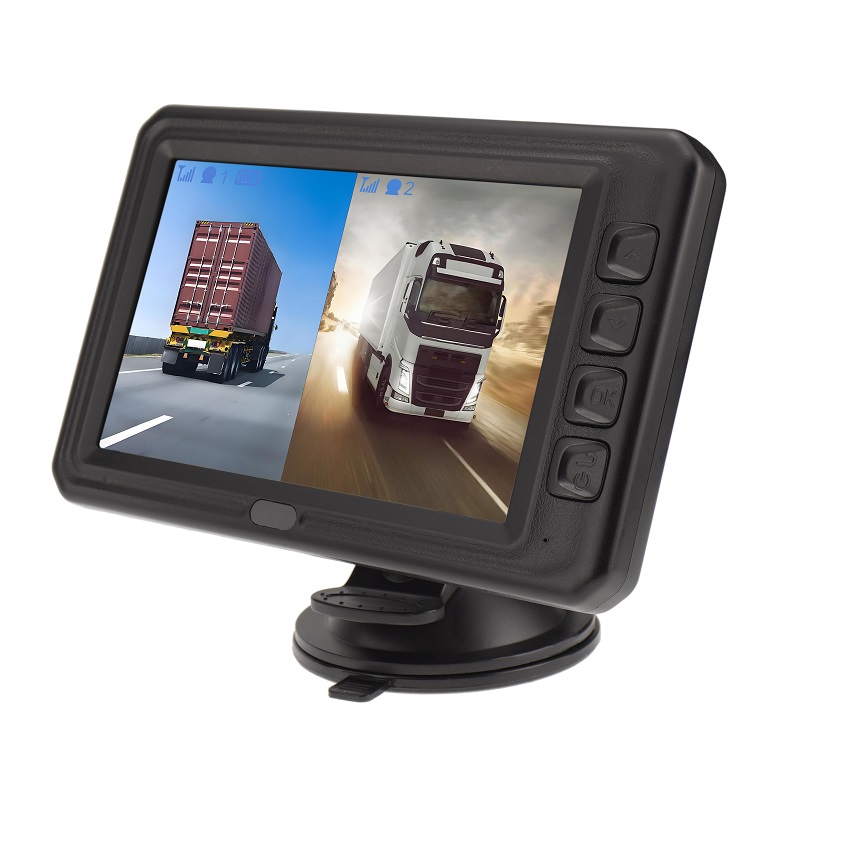5" 1080p Monitor & Magnetic Solar Wireless Backup Camera Rechargeable System 