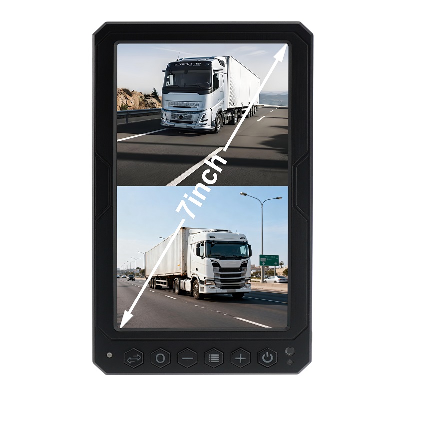 7" HD Digital Side Mirror System with DVR – 256GB Recording & Blind Spot Solution for Trucks