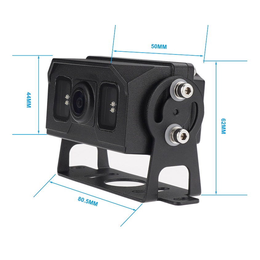 AI Blind Spot Detection Camera with Integrated 3-Color Warning Light & Buzzer