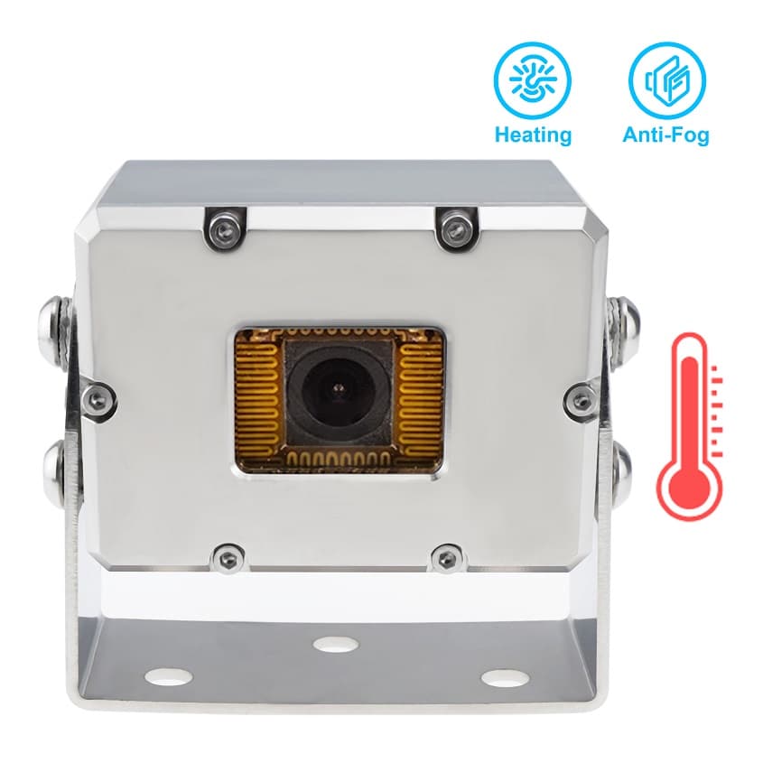 Heated Stainless Steel Heavy-Duty Vehicle Camera
