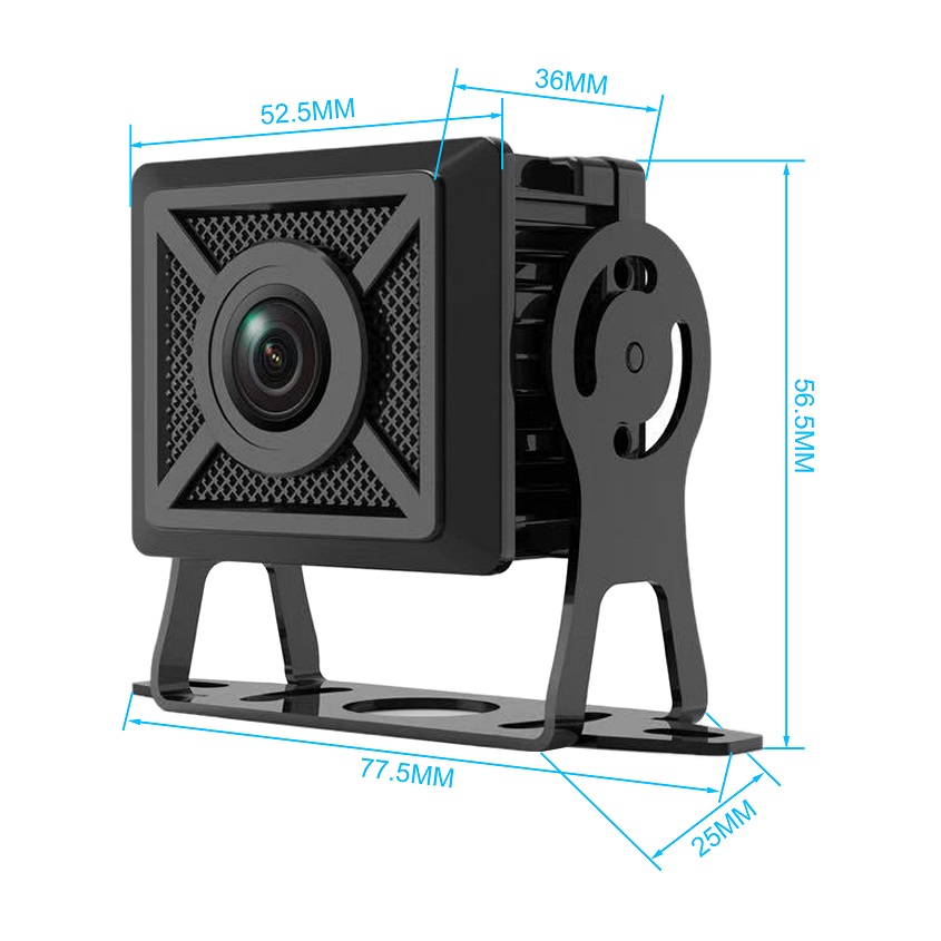 Mini AI Blind Spot Detection (BSD) Camera with Buzzer Alarm